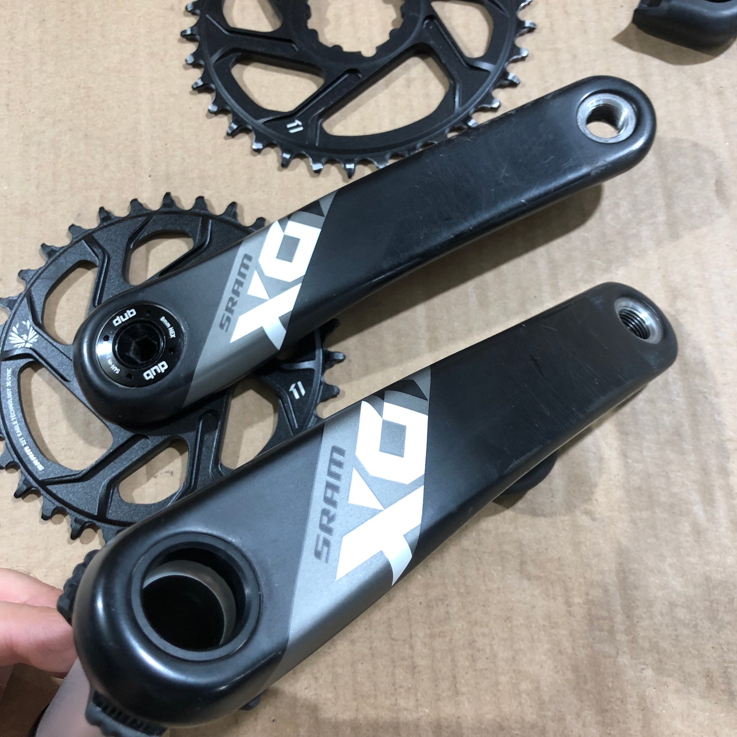 SRAM X01 Kurbel DUB 175mm Kettenblatt 34T 32T XX1 XO XO1 X0
