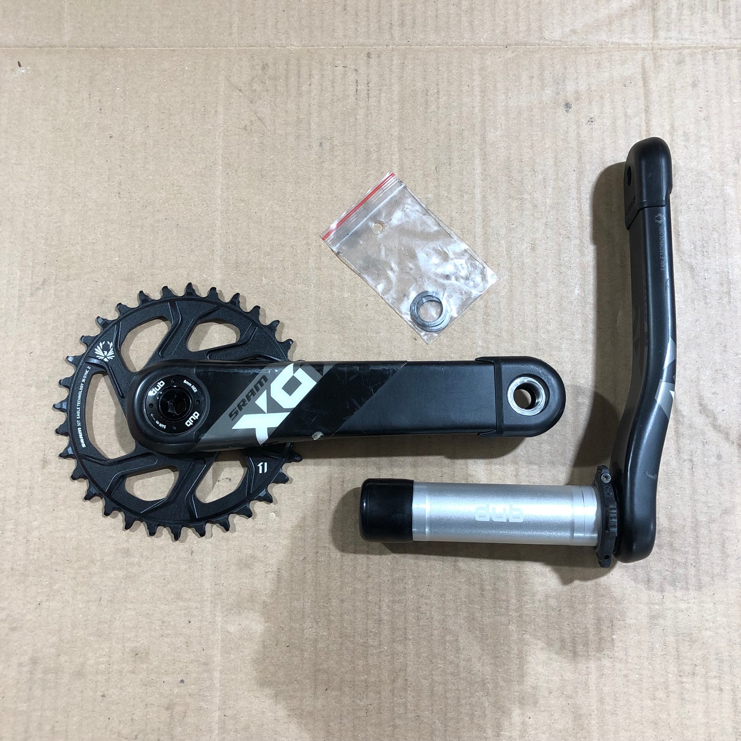 SRAM X01 Kurbel DUB 175mm Kettenblatt 34T 32T XX1 XO XO1 X0