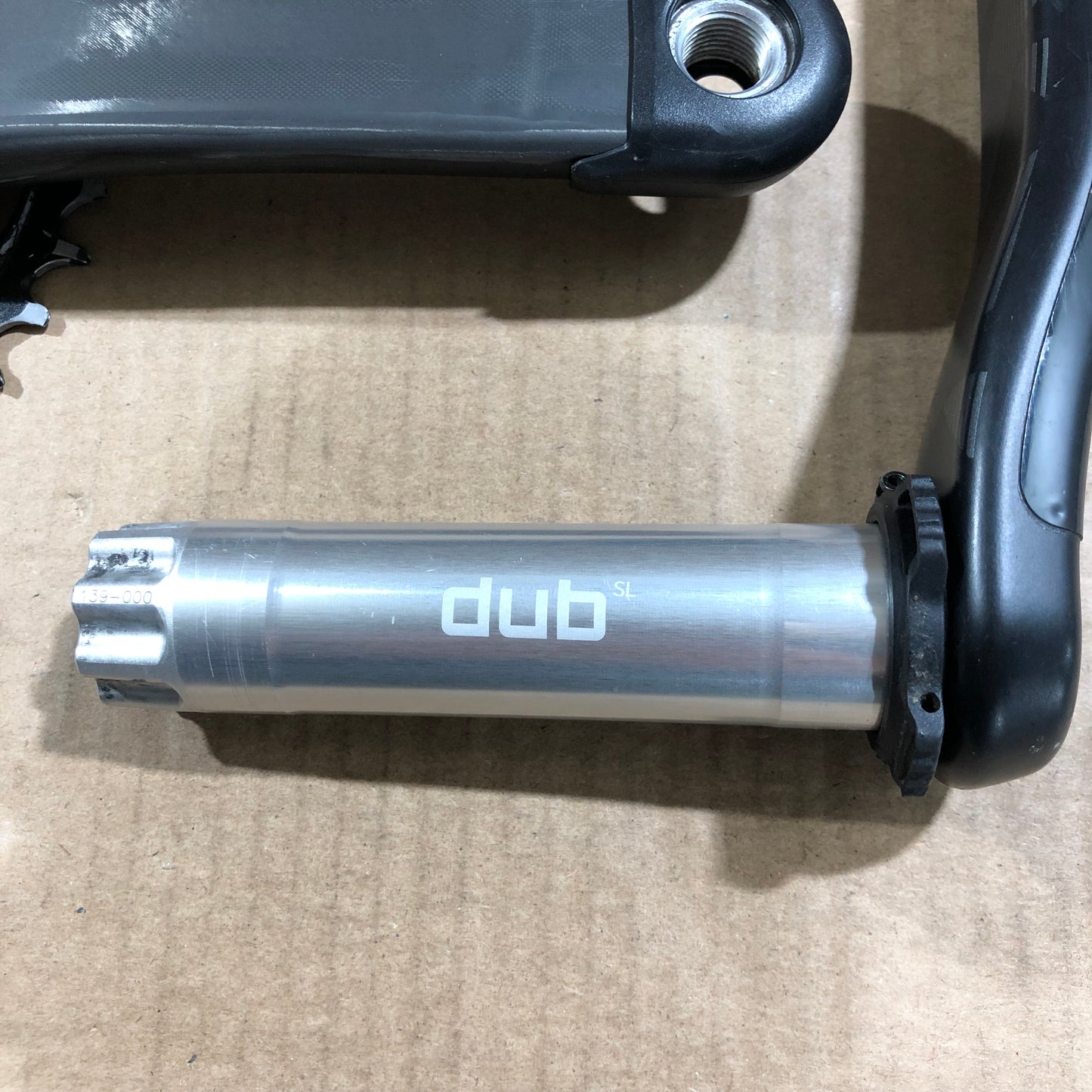 SRAM XX1 Kurbel DUB 175mm gold entlackt Kettenblatt 34T 32T SL