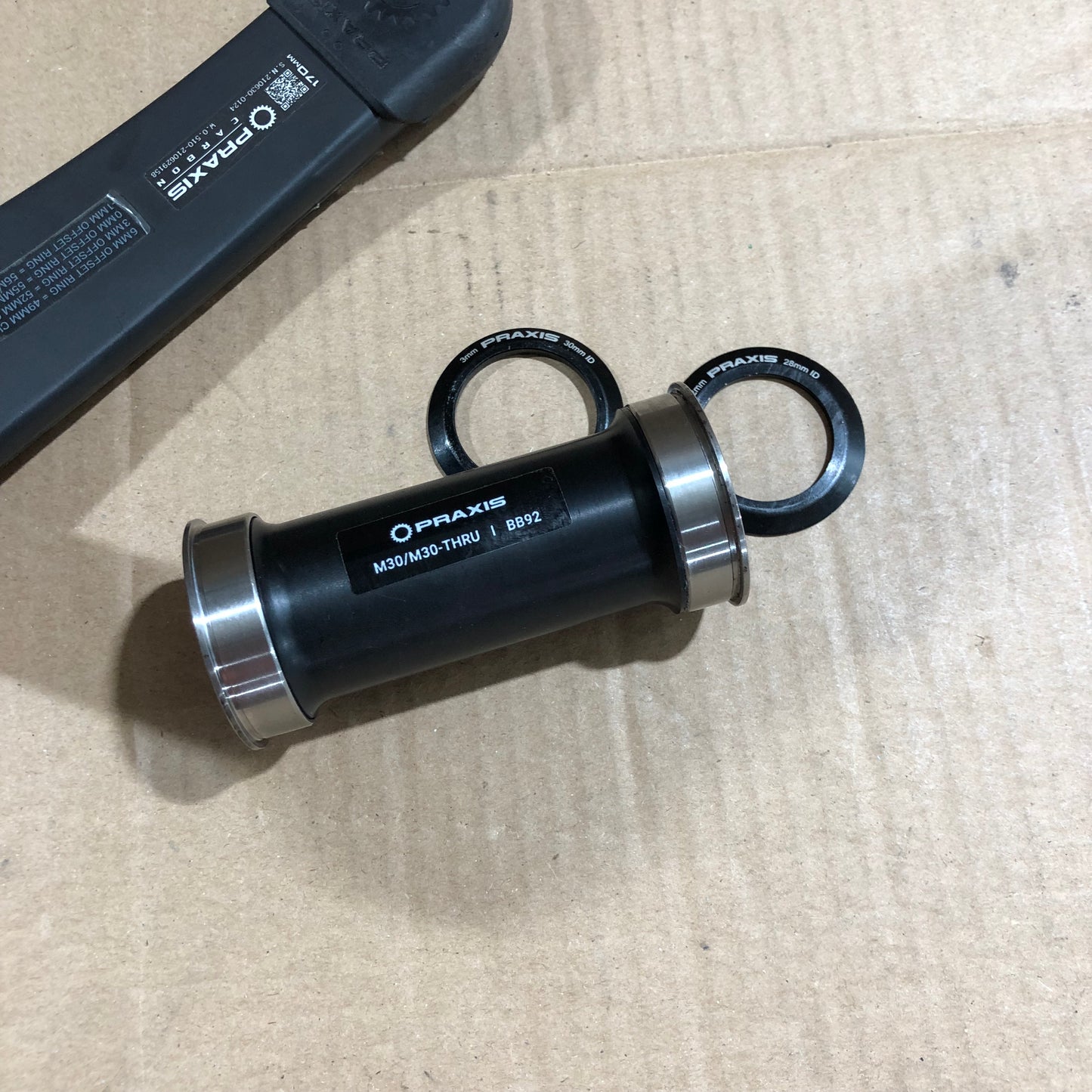 Praxis Girder Carbon HD Kurbel 170mm SRAM Direct Mount M30 BB92