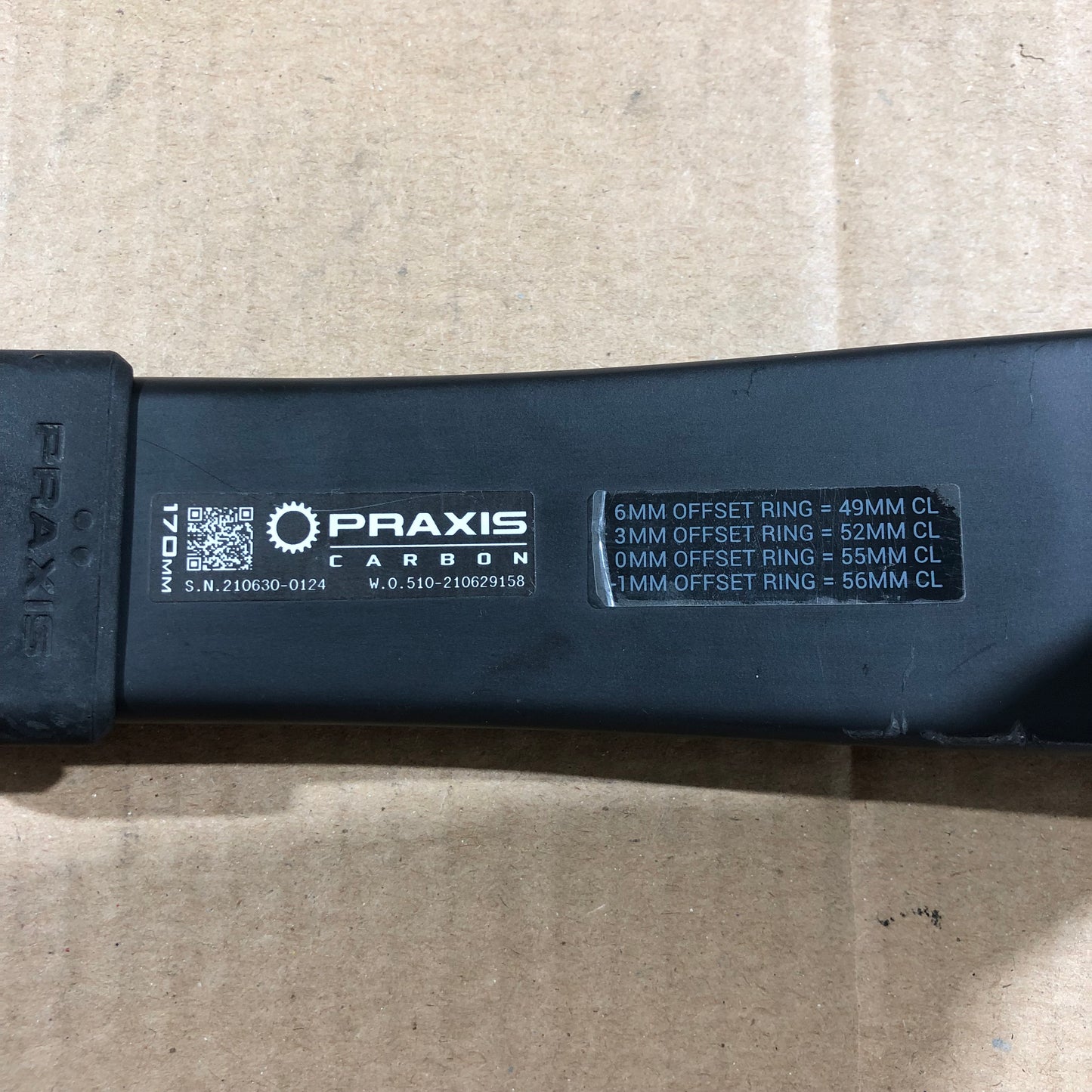 Praxis Girder Carbon HD Kurbel 170mm SRAM Direct Mount M30 BB92