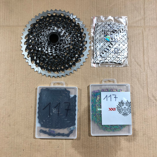 SRAM Kassette XG1295 X01 XX1 schwarz 10-50 Eagle Zahnkranz Kette XD rainbow XO XO1 X0