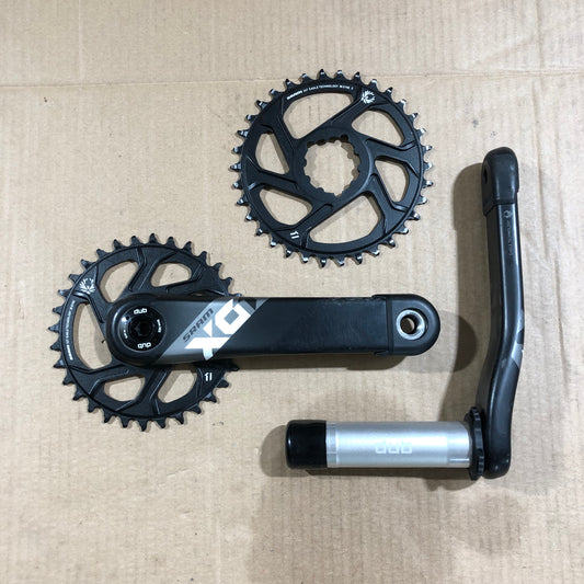 SRAM X01 Kurbel DUB 175mm Kettenblatt 34T 32T XX1 XO XO1 X0
